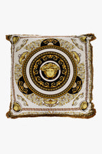 Versace Oggettistica per la Casa Cushion Casa Cotone Bianco/Oro