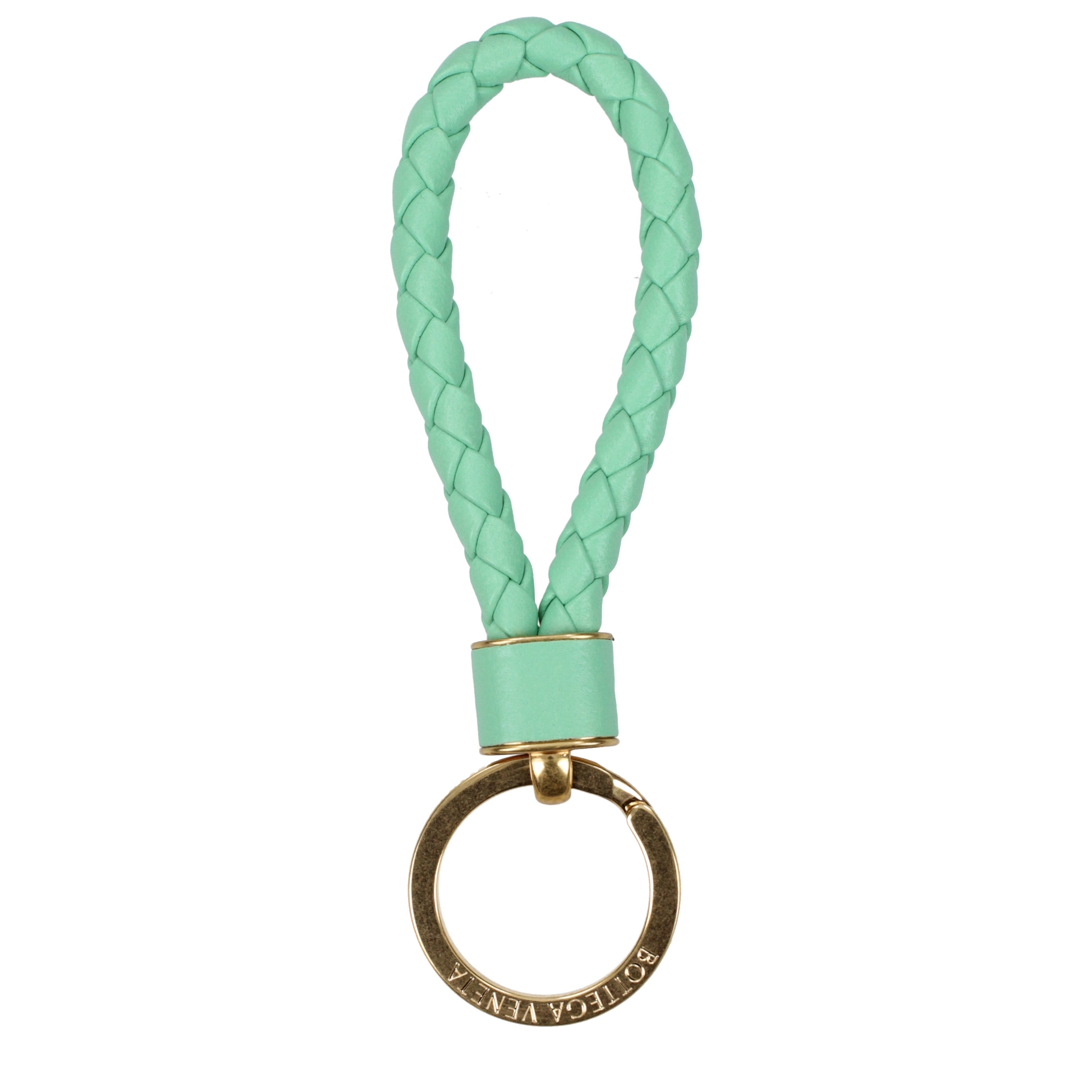Bottega Veneta Keychain Women Leather Green/Light Green | B-Exit