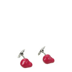 Bottega Veneta Gemelli e Fermacravatte Uomo Argento Fuxia Ortensia