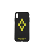 Marcelo Burlon Porta iPhone iphone xs max Uomo Policarbonato Nero Giallo