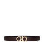 Salvatore Ferragamo Cinture Regular Uomo Pelle Marrone Nero