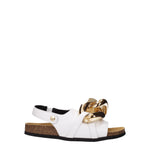 Jw Anderson Sandali Donna Pelle Bianco