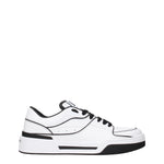 Dolce&Gabbana Sneakers Uomo Pelle Bianco Nero