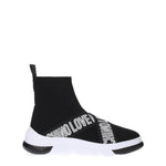 Love Moschino Sneakers Donna Tessuto Nero Bianco