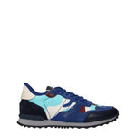 Valentino Garavani Sneakers Uomo Pelle Blu Cielo