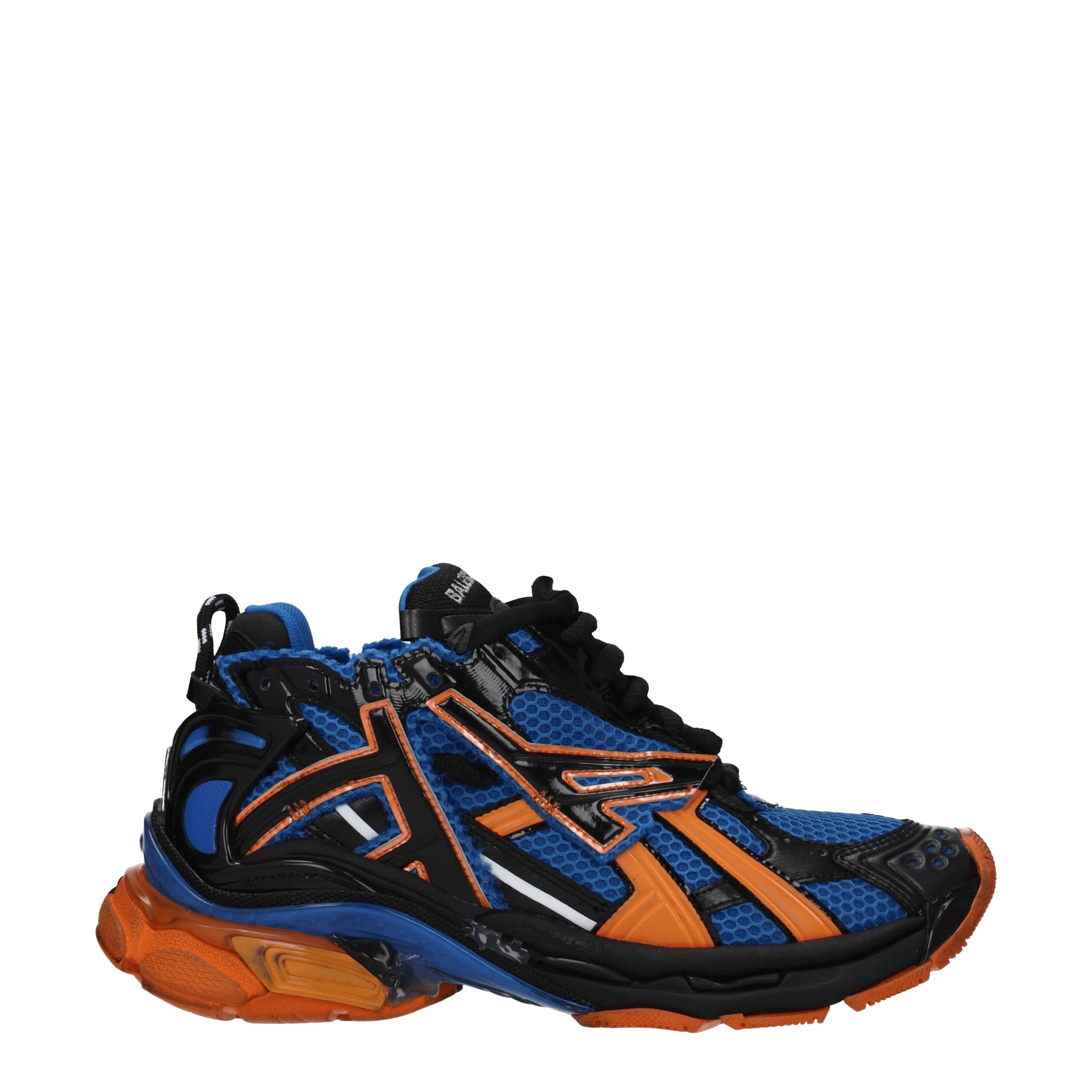 Balenciaga Sneakers Herren Stoff Blau/Orange B-Exit – B-Exit top
