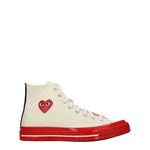 Comme des Garçon Sneakers converse Uomo Tessuto Beige Rosso