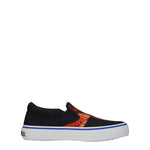 Marcelo Burlon Slip On icon wings Uomo Tessuto Nero Rosso