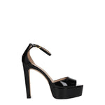 Stuart Weitzman Sandali disco platform Donna Vernice Nero