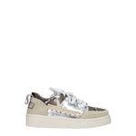 Mou Sneakers Donna Pelle Grigio Argento