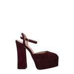 Stuart Weitzman Sandali skyhi Donna Camoscio Rosso Cabernet