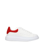 Alexander McQueen Sneakers oversize Uomo Pelle Bianco Rosso