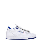 Reebok Sneakers club c Uomo Pelle Bianco Blu Elettrico