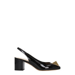 Valentino Garavani Sandali one stud Donna Vernice Nero