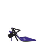 Off-White Sandali Donna Pelle Viola