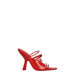 Salvatore Ferragamo Sandali Donna Pelle Rosso Fiamma