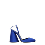 The Attico Sandali Donna Raso Blu Cobalto