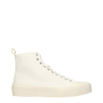 Jil Sander Sneakers Uomo Tessuto Beige Avorio