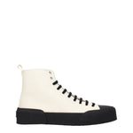 Jil Sander Sneakers Uomo Tessuto Beige Nero