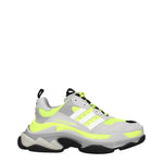 Balenciaga Sneakers adidas triple s Uomo Tessuto Grigio Giallo Fluo