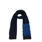 Bottega Veneta Sciarpe Donna Lana Blu Blu Scuro