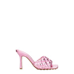 Bottega Veneta Sandali Donna Pelle Rosa Azalea