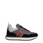 Cesare Paciotti Sneakers 4us Uomo Tessuto Grigio Bordeaux