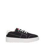 Ami Sneakers Uomo Tessuto Nero Bianco