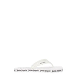 Palm Angels Infradito Donna Gomma Bianco Nero