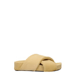 Jil Sander Ciabatte e Zoccoli Donna Cavallino Beige Champagne
