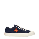 Kenzo Sneakers Donna Tessuto Blu Blu Notte