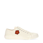 Kenzo Sneakers Uomo Tessuto Beige Crema