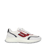 Bally Sneakers demmy Uomo Pelle Bianco Rosso