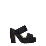 Bottega Veneta Sandali Donna Rafia Nero