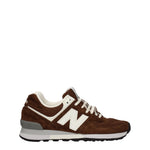 New Balance Sneakers 576 Uomo Tessuto Marrone Bianco