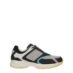 Fendi Sneakers faster Uomo Tessuto Grigio Lavagna