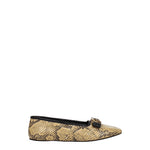 Gucci Ballerine Donna Pelle di Pitone Beige