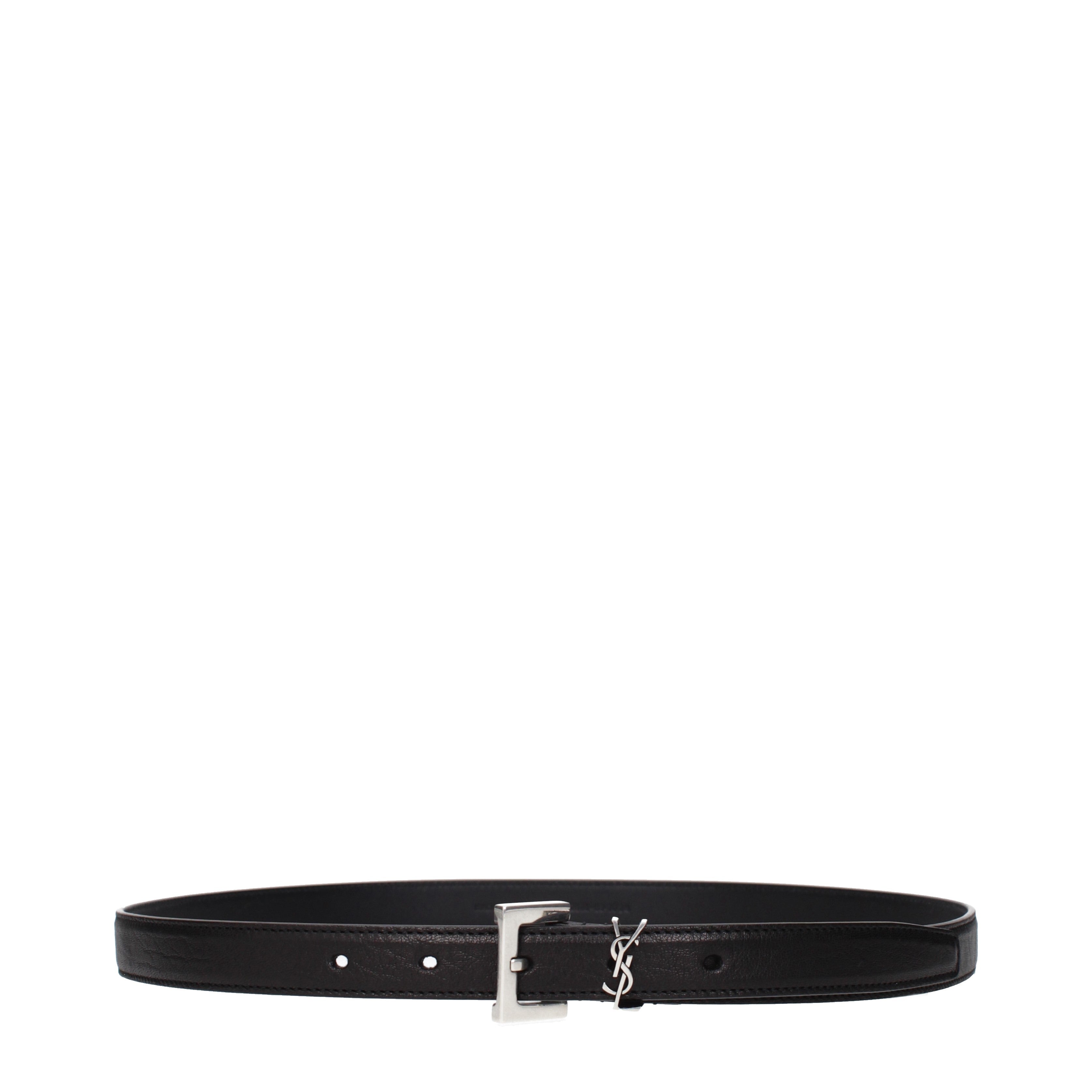 Saint Laurent ベルト 男性 皮革 黒 | B-Exit – B-Exit top shop online