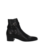 Saint Laurent Stivaletti dorian Uomo Pelle Nero
