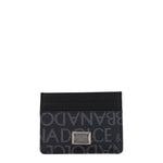 Dolce&Gabbana Portadocumenti Uomo Pelle Nero Grigio