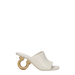 Salvatore Ferragamo Sandali astro Donna Pelle Beige Mascarpone