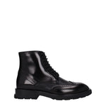 Alexander McQueen Stivaletti Uomo Pelle Nero