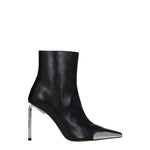 Off-White Stivaletti Donna Pelle Nero