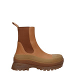 Stella McCartney Stivaletti vibram Donna Eco Pelle Marrone Biscotto