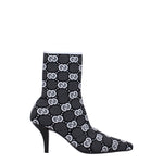 Gucci Stivaletti Donna Tessuto Nero