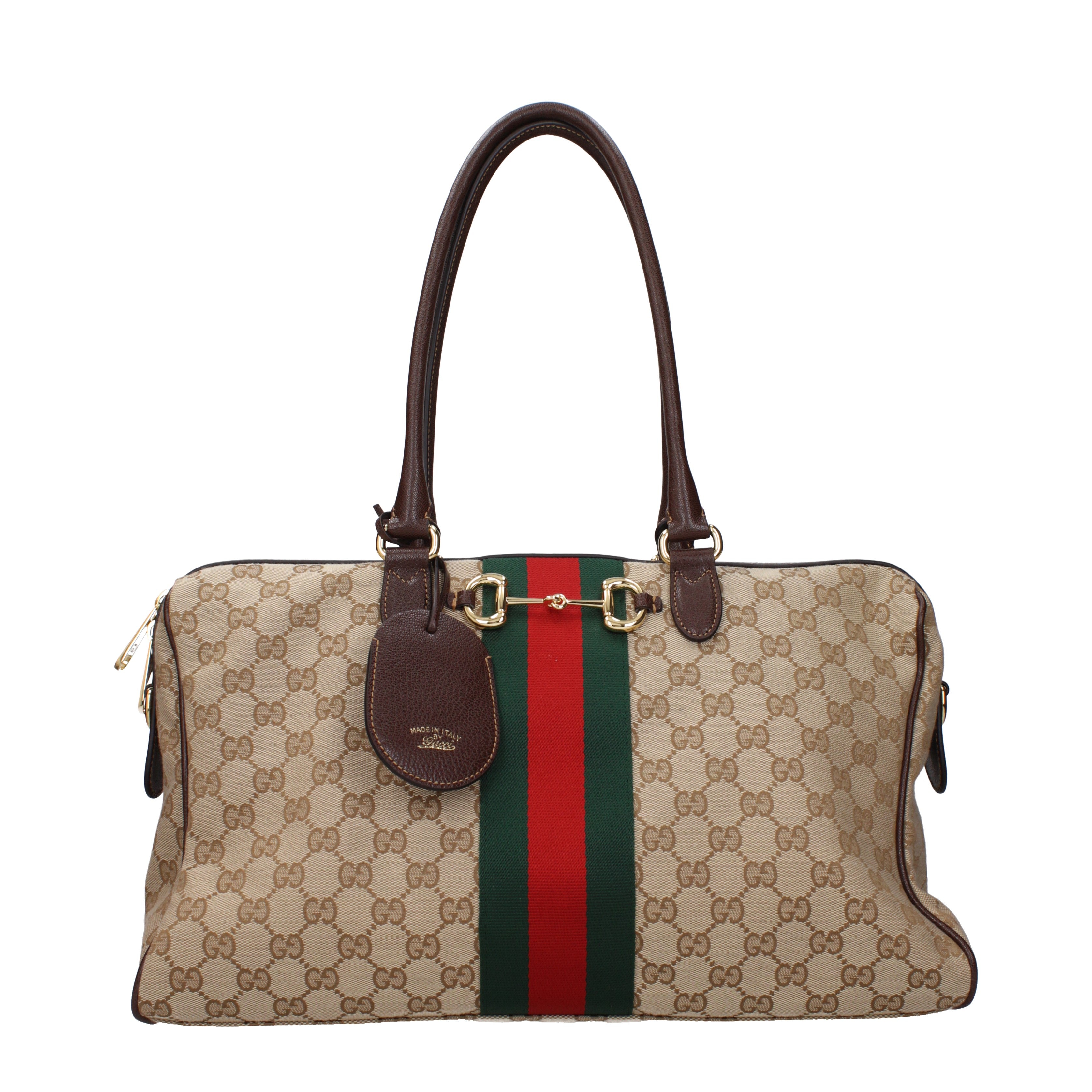 Gucci ショルダーバッグ 女性 ファブリック ベージュ/茶 | B-Exit – B 