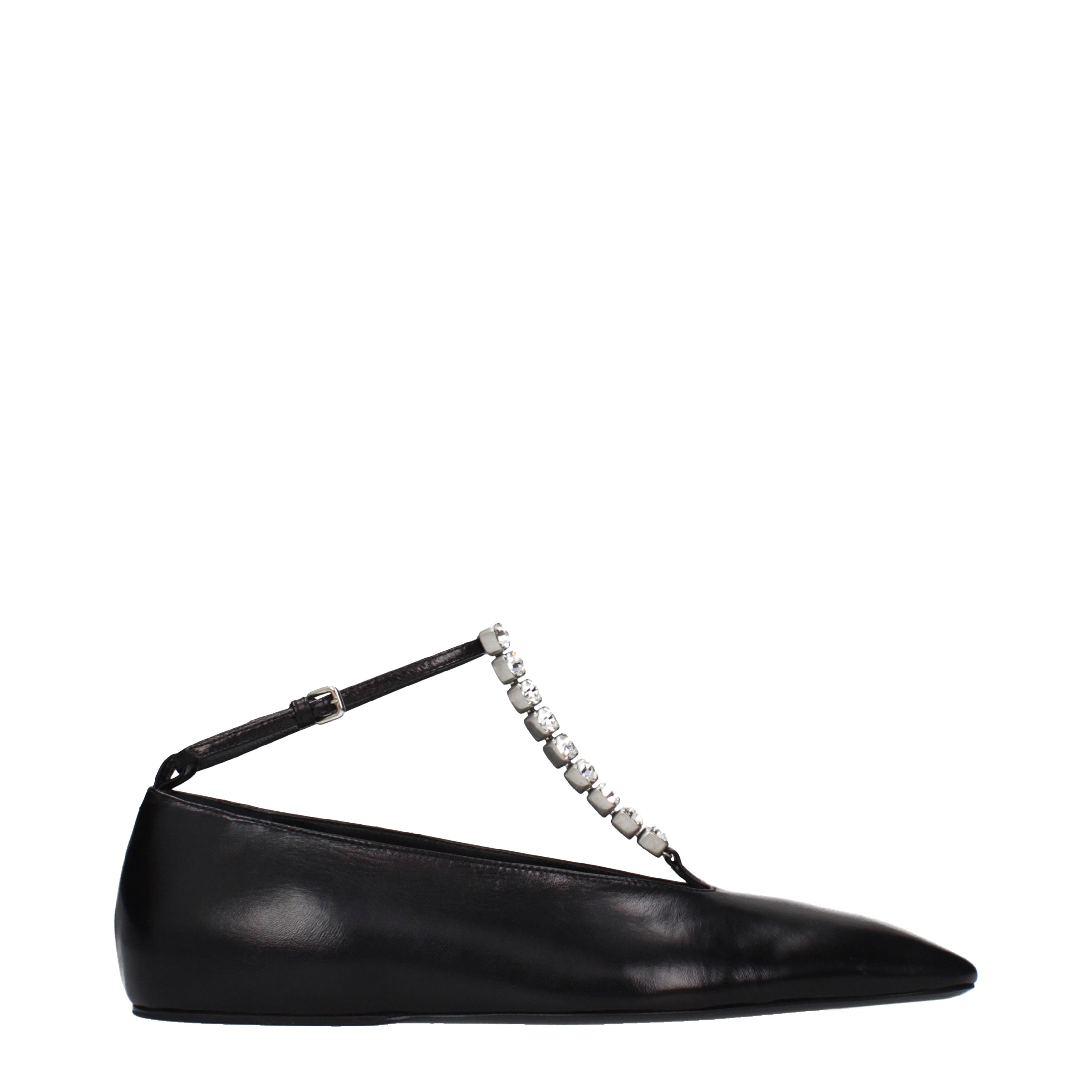 i　JIL SANDER バレリーナ ブラック35.5 バレエシューズ Jil Sander バレエシューズ 女性 皮革 黒 | B-Exit – B-Exit top shop