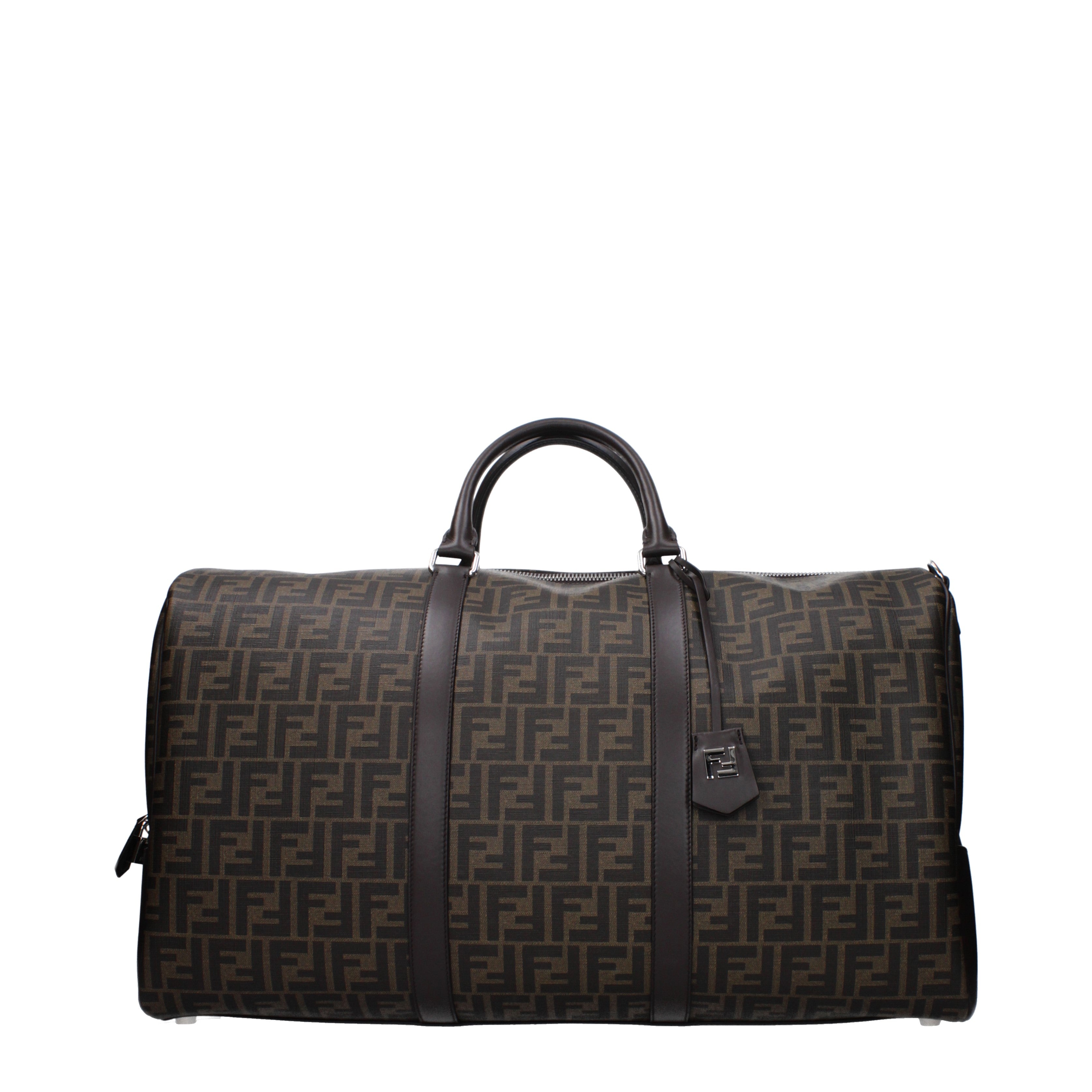 FENDI ブラックスエードパーティーバッグ Fendi Travel Bags Men Fabric Brown/Ebony | B-Exit – B-Exit top