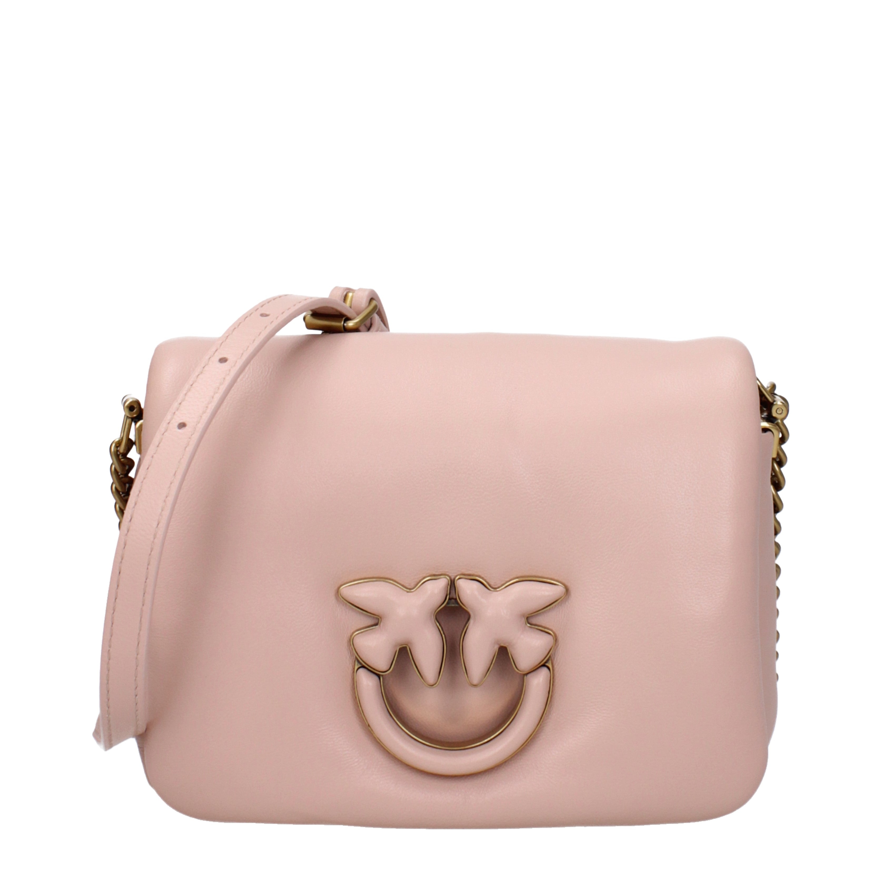 Pinko Crossbody Bags Women Leather Pink/Powder Pink B-Exit – B
