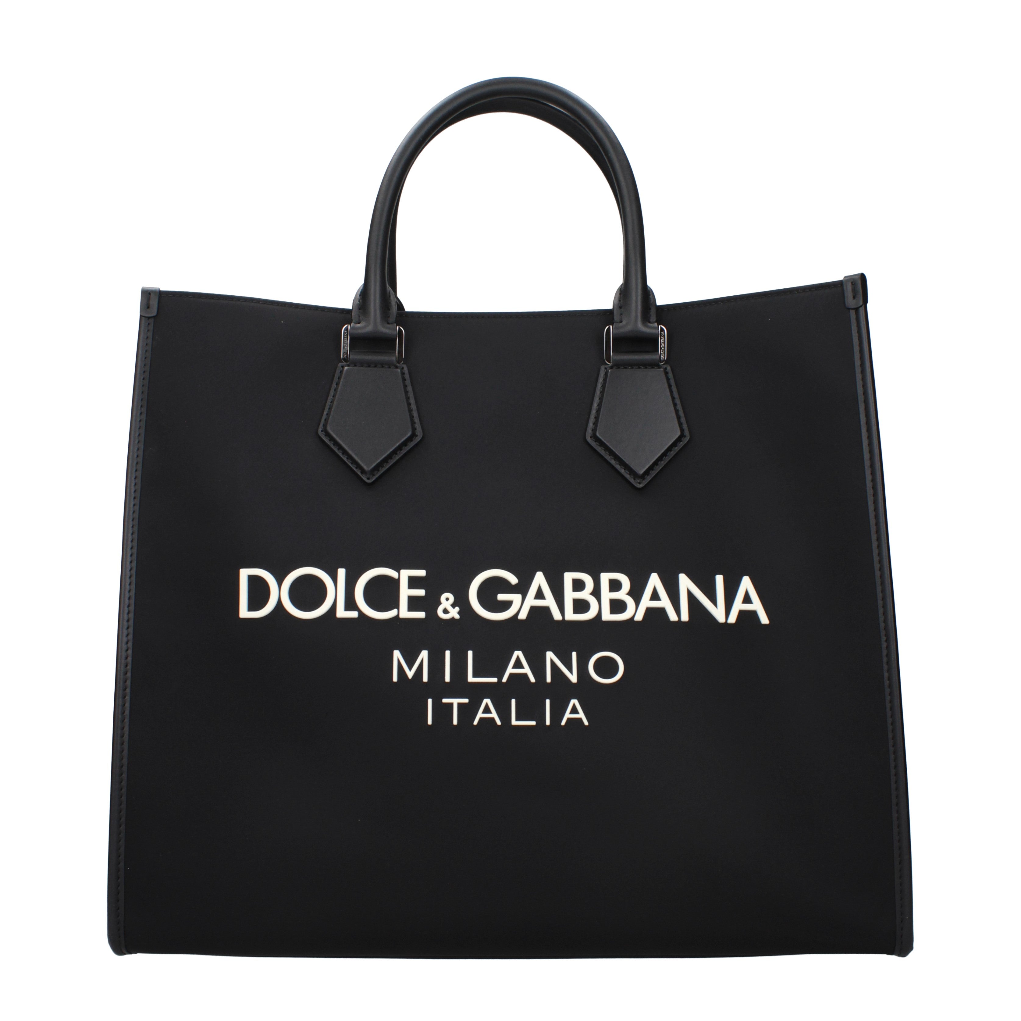 DOLCE&GABBANA ドルガバ　ナイロン×レザー　ハンドバック　ブラック Dolce&Gabbana ハンドバッグ 男性 ナイロン 黒 | B-Exit – B-Exit top